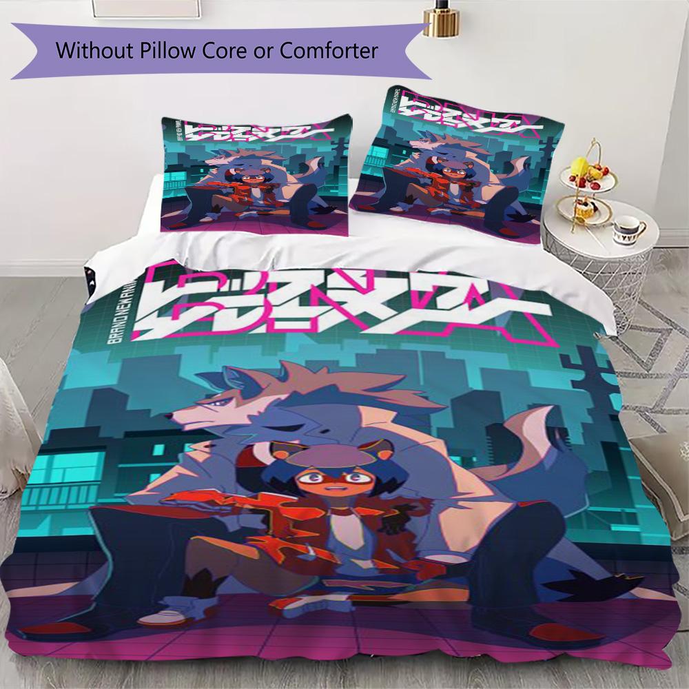 BNA Pattern Bedding,Quilt Set Quilt Cover Pillowcase Home Birthday Gift (1*duvet Cover+2*pillowcase,without core)ZSJT0917023