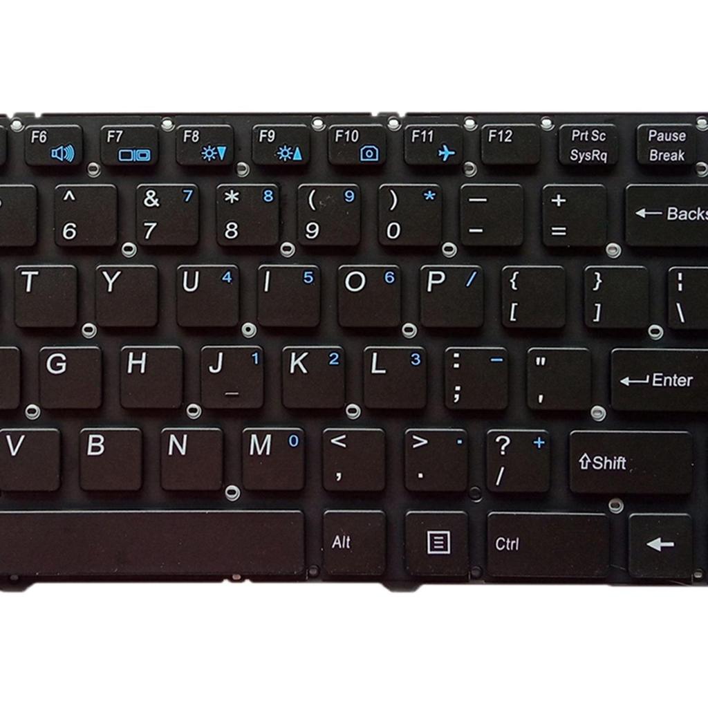Laptop Keyboard US Layout 2R76NW-4302 Matte Durable Keypad for W940SU W940TU W9400 Accessories