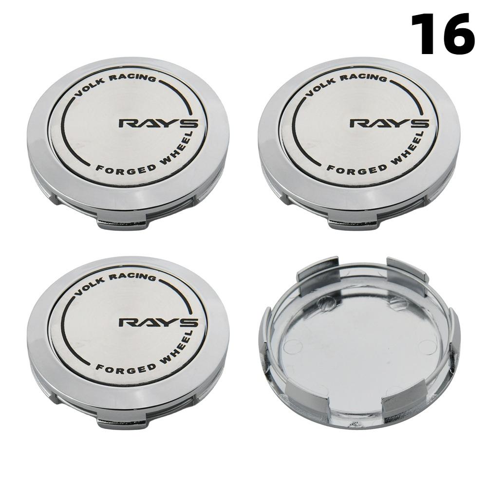 4 STKS 64 MM Buiten Diameter / 62 MM Binnen Diameter Velgdopjes RAYS VOLK VR GRAM Logo Wiel Center Dop Wieldeksel Naafdoppen Sportauto Band Accessoires