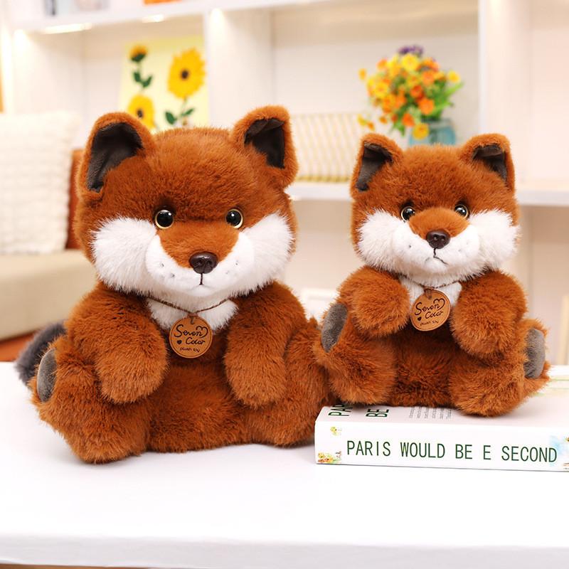 Fox Toy Plush Cartoon Animal Stuffed Toy Home Bedroom Decoration Gifts Kids