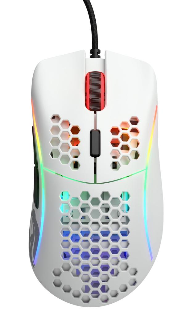 Glorious Model D Wired Gaming Mouse, Ergonomic, RGB Illuminated, 6 Programmable Buttons, 12 DPI, Compatible with PCs, Authentic Japanese Product (69g)