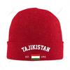 Knitted Hat Unisex Tajikistan EST Independence Day For Unisex Women Boys Winter Autumn Beanie Cap Warm Bonnet