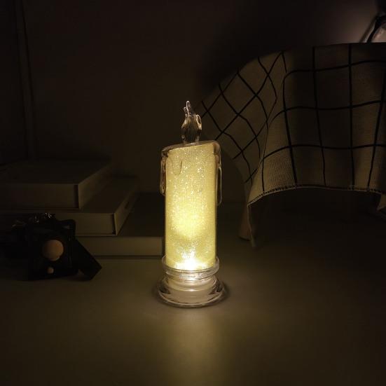 Tear Drop LED Candle Light Flameless Flickering Candles Decorative Atmosphere Night Light for Romantic Dinner Wedding And Home Decor