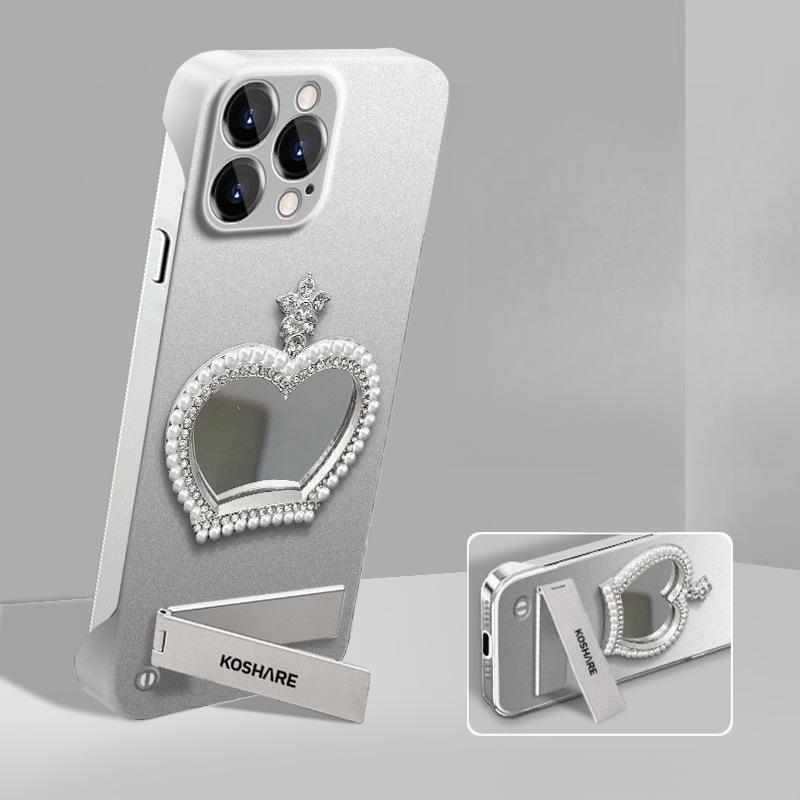 Crown Mirror Bracket Suitable for Apple 16PRO Frameless Mobile Phone Case Huawei Vivo Xiaomi Oppo High-end Sense X