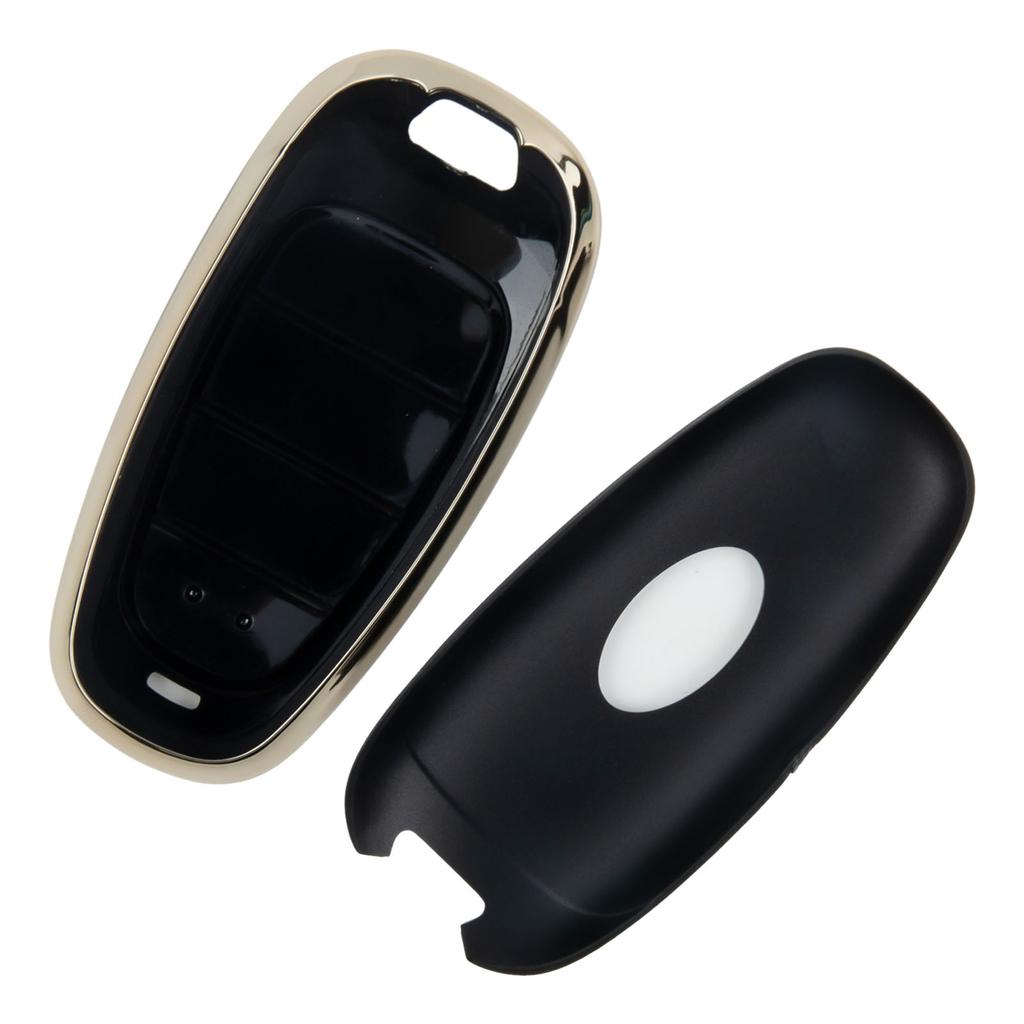 1 STÜCK Fernbedienungsschlüsselanhänger FÜR Tucson Für Hyundai Schale Hülle Abdeckung TPU 1* Schlüsselhülle Schwarz FÜR Santa FÜR Sonata Brandneu