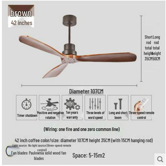 Nordic Modern LED Ceiling Fan Light for Living Room and Bedroom