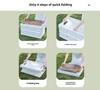 Multifunctional Portable 35L Camping Storage Box With Handle Outdoor Foldable Picnic Storage Box Camping Home Luggage Box