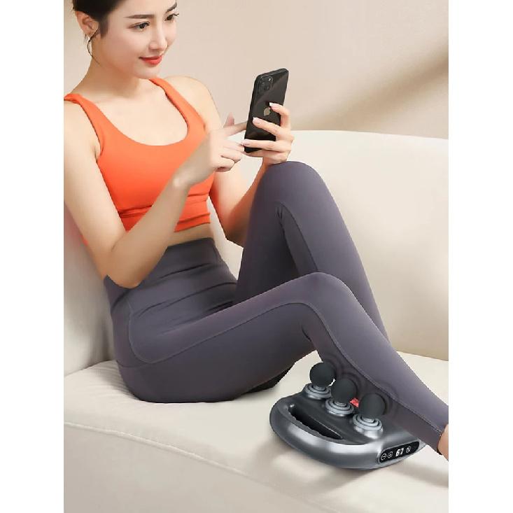6+12-Head Deep Muscle Massager Gun High-Frequency Vibration Fascia Therapy with for Relaxation And Back Pain Relief