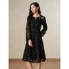 JUZI ANNACAU French Elegant Bright Silk Floral Midi Dress