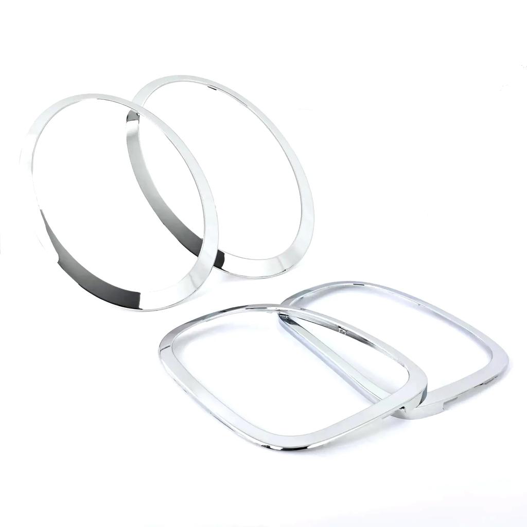 For Mini F55 F56 F57 Cooper S JCW One 2014-2021 Front Headlight / Rear Tail Light Surround Trim Ring Styling Light Decoration