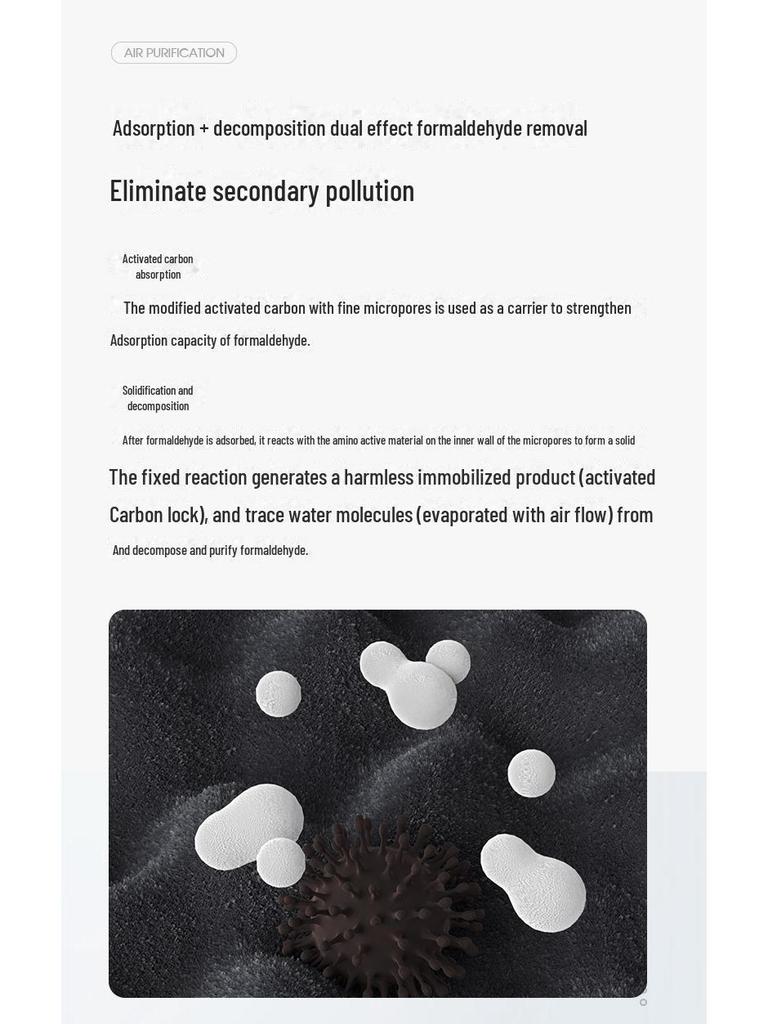 Compact Desktop Air Purifier for Indoor Use - Eliminates Secondhand Smoke and PM2.5