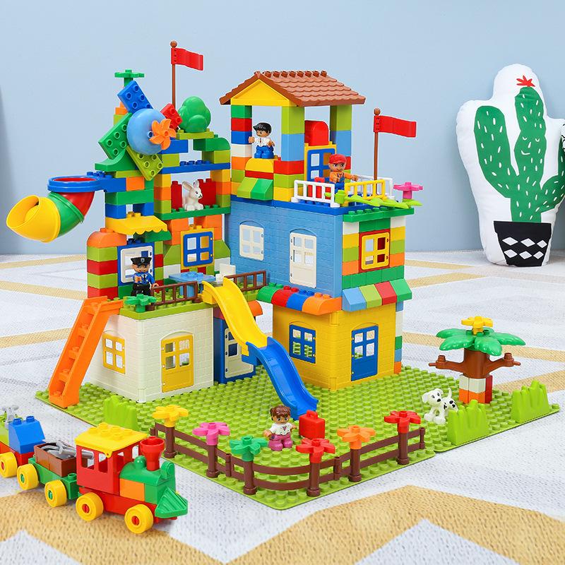 Large Particle Educational Building Blocks Toy - Castle Series 2025 for Boys & Girls, New Children's Gift