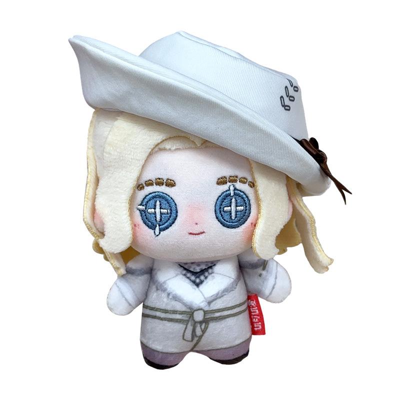 10cm Spiel Identity V Ms. Faro Evelyn Plüschtier Stoffpuppe Faro Dekorative Rucksackanhänger Schlüsselanhänger Puppe Plüschtiere Geschenke