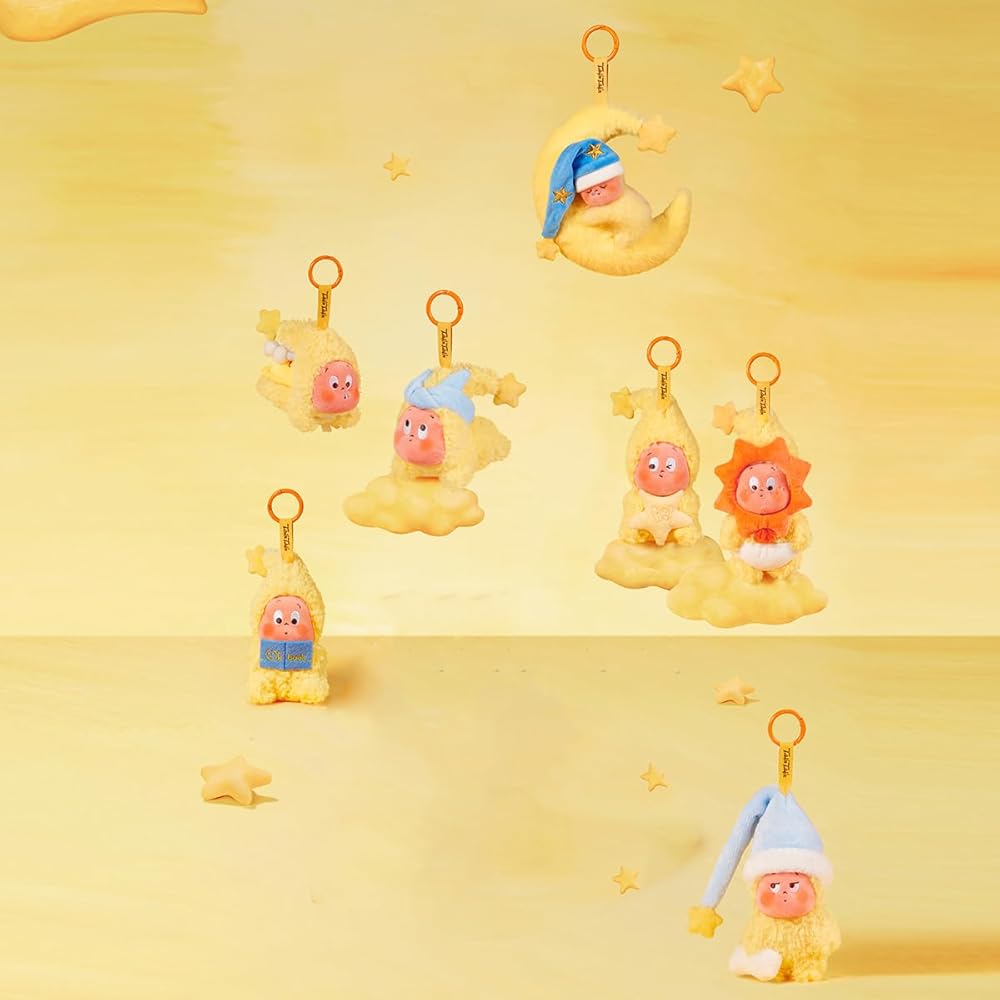 Pop Mart We are Twinkle Twinkle Series Plush Pendant Assorted Box 6 Pieces Premium Vinyl Toy Figure