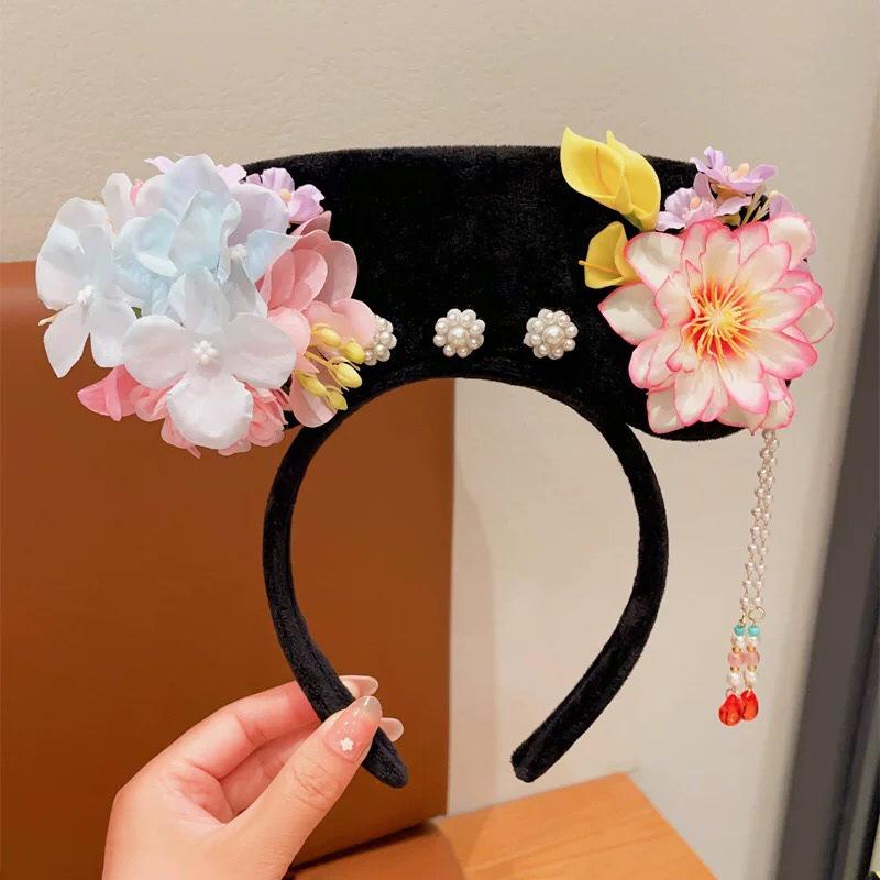 Imperial Concubine Court-Style Princess Hairband: Zanhua Performance Headwear Inspired by Zhen Huan for Noble Ladies