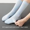 Children's Socks - Spring/Summer Sports and Fitness Socks, Anti-slip Socks, Running Socks, Solid-colored Long-tube Compression Socks