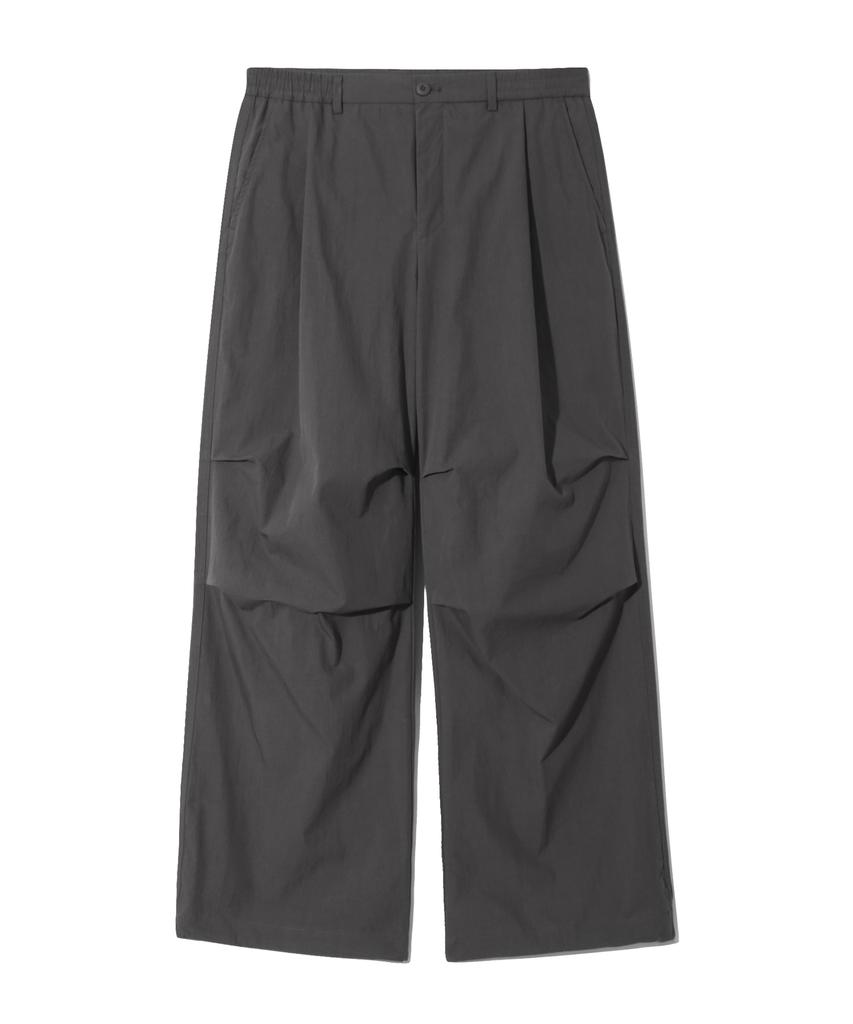Base Moment Cn Wide Parachute Pants Charcoal