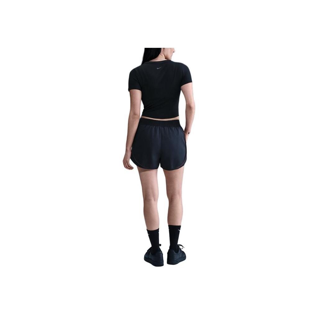 Nike Fashionable Comfortable Versatile Skin-Friendly Mid-Waist Casual Shorts Women shorts Black HJ0319-010