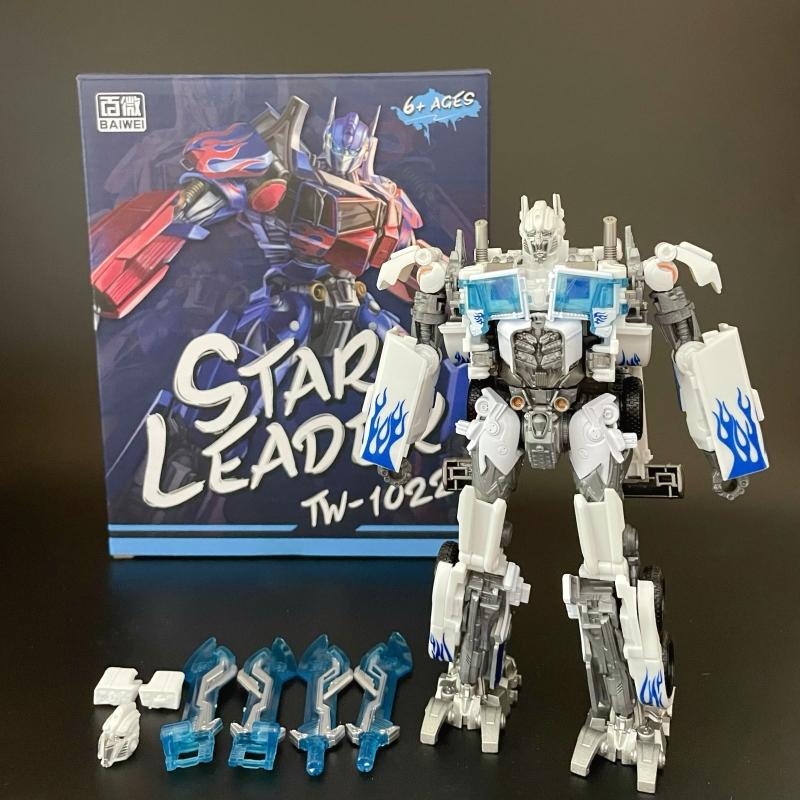 17cm New Transformation Movie Action Figure Toys Anime Robot Car Model Classic Kids Boy Gift TW-1022C BMB BAIWEI SS44 Poseable Articulated Scale
