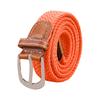 Women's Canvas Belt Pin Buckle Casual Fashion Leather Pearl Belt Jeans Pant Belt