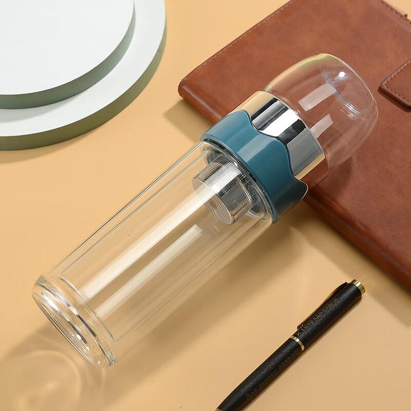 BEANBEANLOVE Double-Layer Glass Tea Infuser Cup