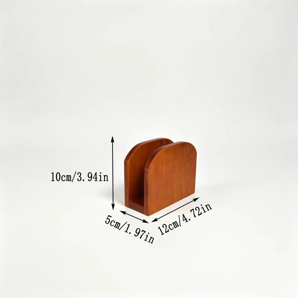 Non-slip Bottom Wooden Tissue Holders Desktop Tissue Box Decoration Napkin Holder  Hotel