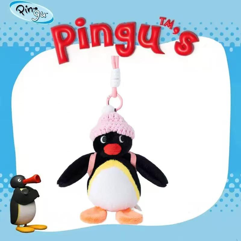Portachiavi Peluche Pinguino Originale Bambola Ornamento per Zaini