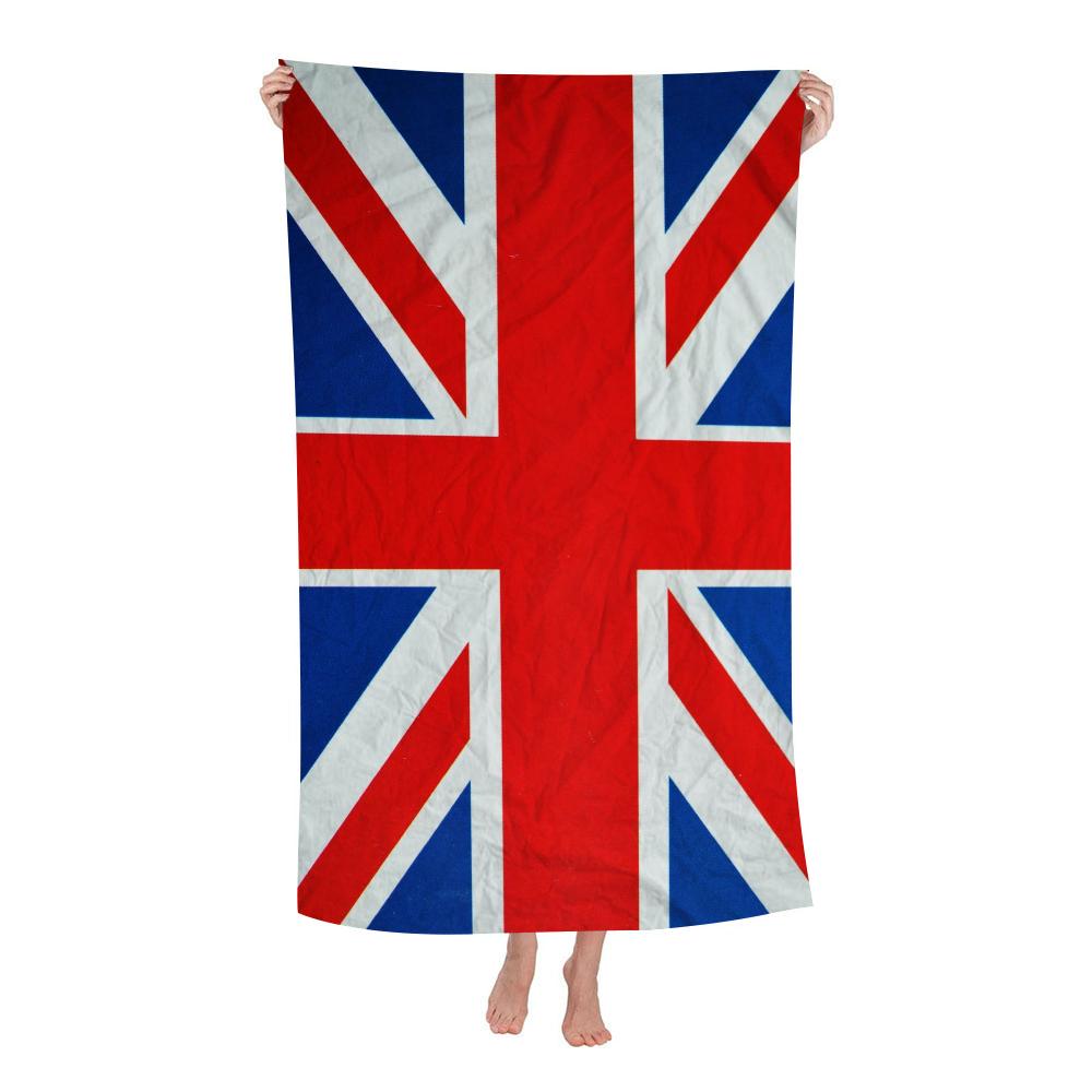 UK England Flagge Große Mikrofaser Strandtücher Schnelltrocknendes Handtuch Sandstrandtücher Poolhandtuch für Reisen Schwimmbad Yoga