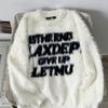 Unisex Retro Loose Knit Faux Mink Sweater - Lazy Style for Autumn/Winter
