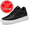 2024 Men's 10CM Height Increasing White Casual Skate Sports Shoes