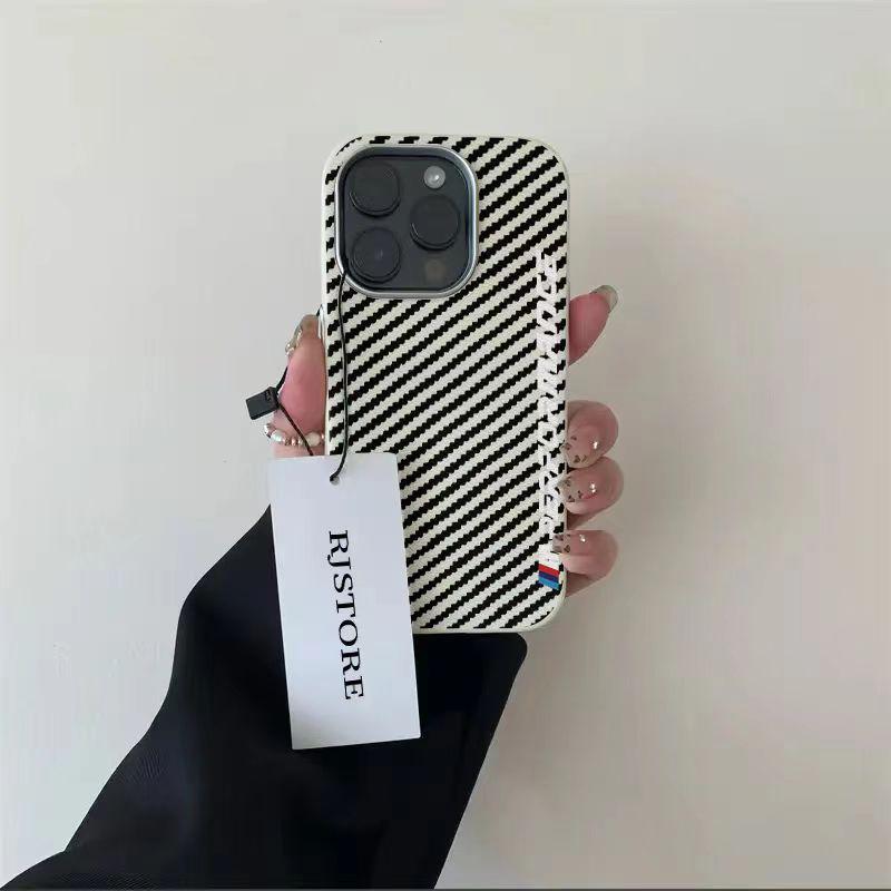 Hochwertige gestreifte Handyhülle für Apple iPhone 17/16/15/14 Pro Max/13 - Personalisiertes kreatives Design iPhone 11 Pro Max