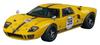 FREESTYLE Finclassically Scale GT40 Yellow Road Car Version FY64095 1/64 Mk.I P1069#98 (Finished Model)