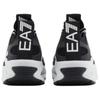 Emporio Armani EA7 Infinity Cage Round Toe Lace-Up Low-Top Lifestyle Sneakers Unisex Sneakers Black X8X174XK377K485