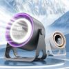 Desktop Bladeless Electric Fan, USB Rechargeable with Ambient Light, Silent Turbo Fan, 100 Speed Air Cooler