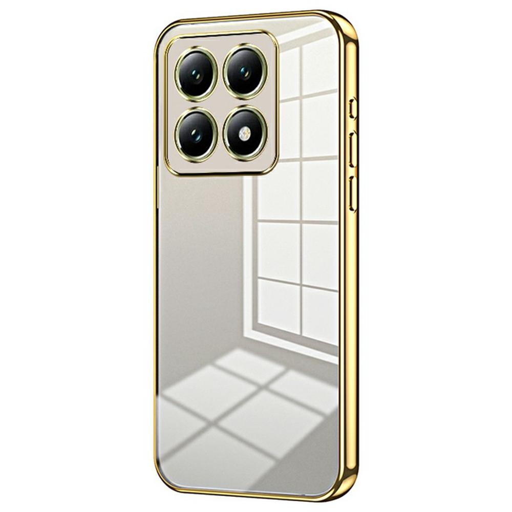 For Xiaomi 14T Case Electroplating Frame Soft TPU Phone Cover