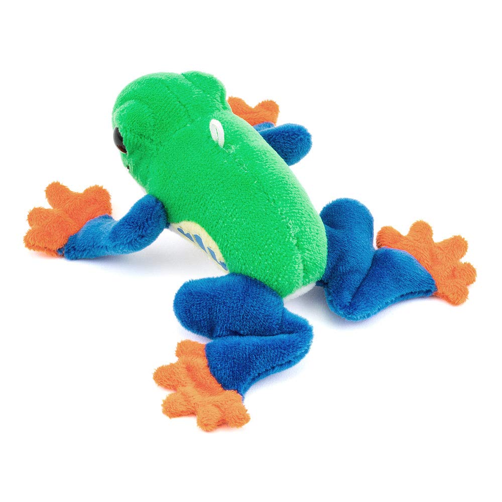 COLORATA Plush Mascot Red-Eyed Tree Frog (Realistic Amphibianwith Chain) Cute Frog Keychain Doll Gift (Twice Tested) Christmas Present