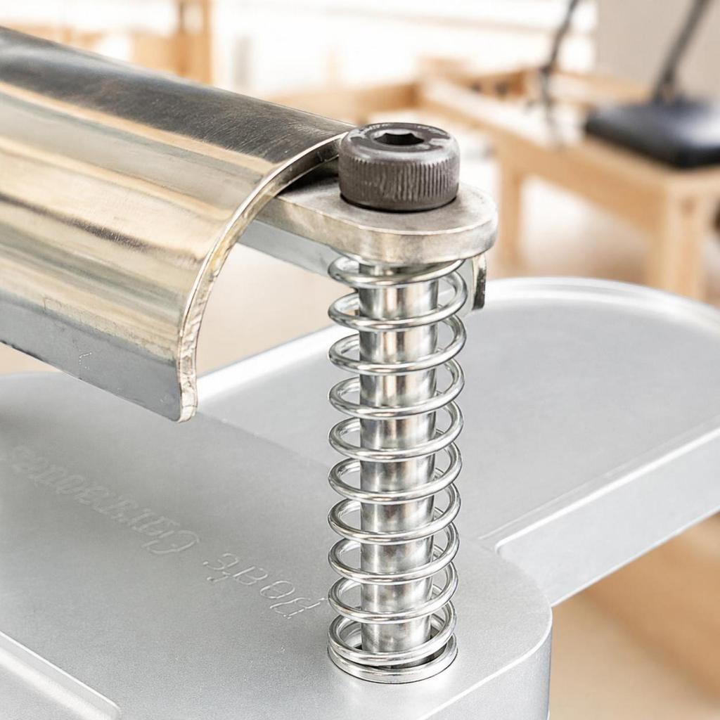 Pilates Foot Curved Raised Bar Aluminum Compact for Leg Training