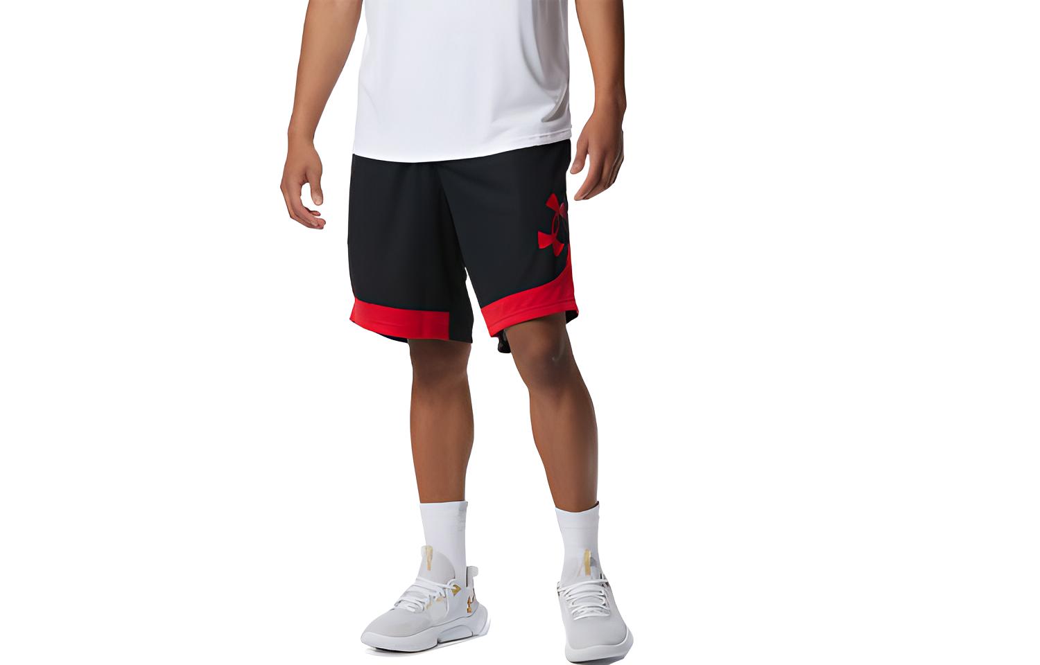 Under Armour Under Armour Fitness Clothing Men s Black Red 1378332-002 LG