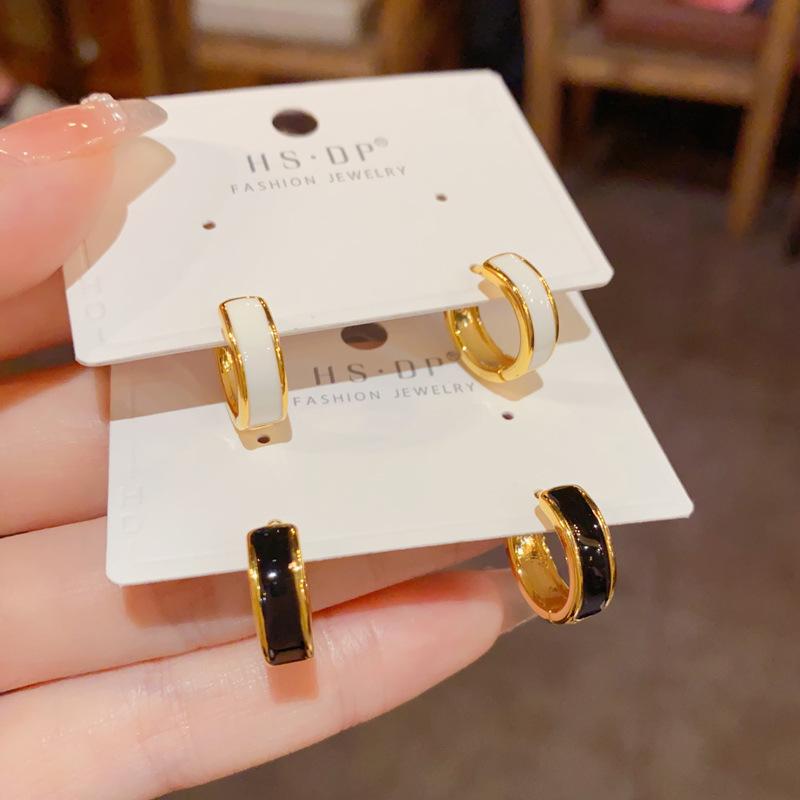 

French Fashion Luxury Drip Oil Ear Cuffs - Versatile & Stylish