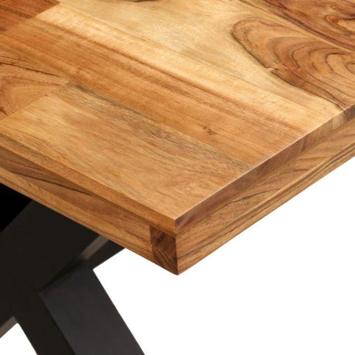 VidaXL Table de salle à manger Bois d'acacia et manguier 180x90x76 cm