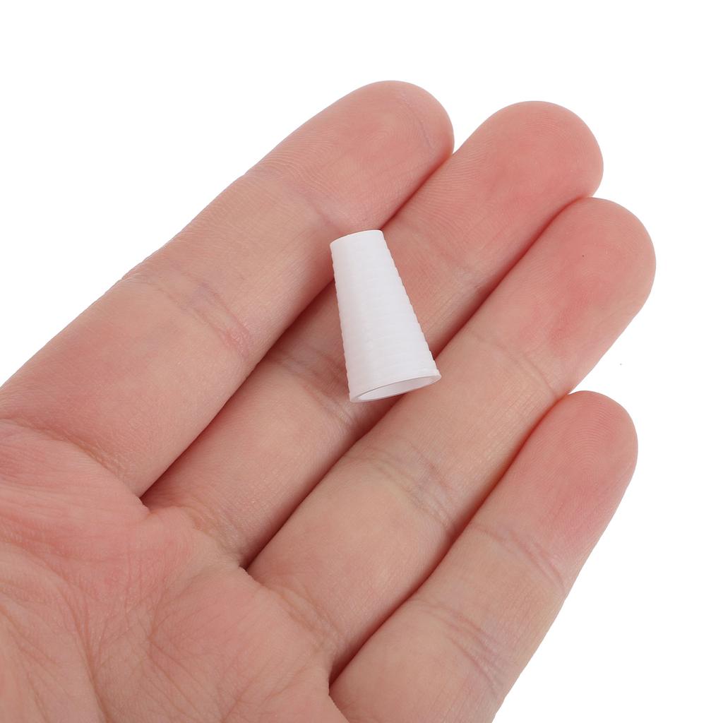 15 Pcs White Threaded Bell Pull Cord Knob Blind Cord Tassels Hanging Pulls Plastic Blinds Parts Window Blinds Supplies