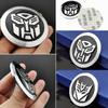 Aluminum Alloy Stickers Transformation Toys Emblem Autobots Badge Decepticons Logo Decal Phone Decoration Mobile Accessories 3D Kid Friendly