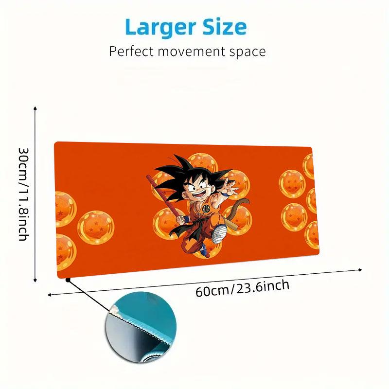 Dragon Ball Adventure Large Size Mouse Pad Large Gaming Table Cushion Nonslip Laptop Tablet Big Mousepad Xxl Mat Mini Pc Playmat With Lock Edge