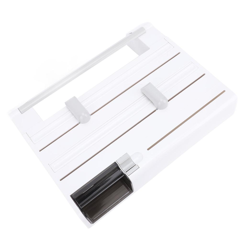 Plastic Wrap Dispenser Wall Mount Easy Installation Space Saving Multipurpose Foil Dispenser for Kitchen