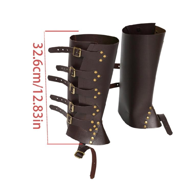 Copristivali da Pirata Medievali Rinascimentali Steampunk con Borchie