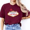 Willkommen in Fabulous Las Vegas T-ShirtNevada Vintage Mädelsausflug Vegas Las Vegas Baumwolle Rundhals Kurzarm Grafik T-Shirts