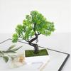 1pc Garden Arrangement Ornaments Plastic Plants Bonsai Small Tree Pot Fake Plant Potted Flower Garden Home Room Table Decoration