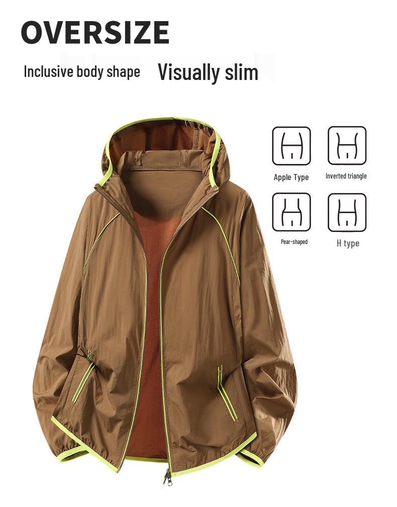 2026 Ice Silk Couples' Sun Protection Jacket - Summer UV-Resistant, Breathable and Stylish.