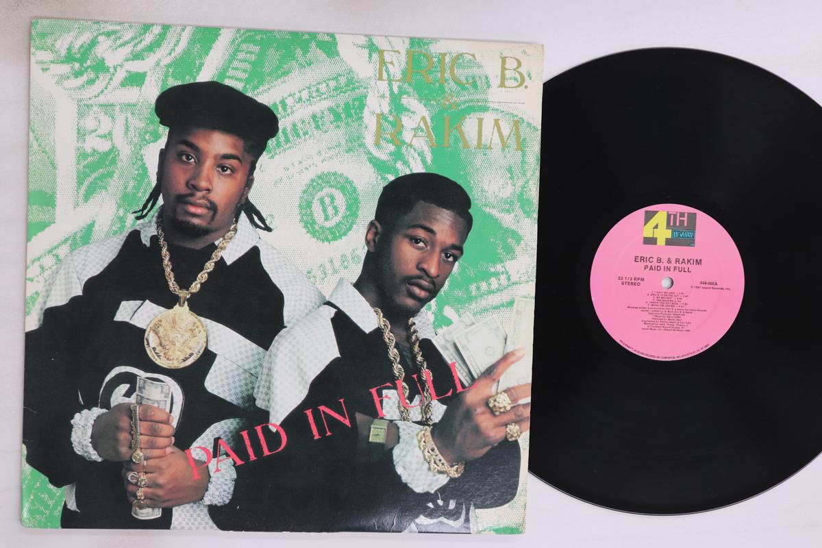 

LP Record ERIC B & RAKIM - Paid In Full 444005 4TH & BROADWAY US Rap & Hip-Hop/R&B Used