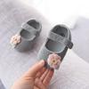 Spring & Autumn Toddler Princess Shoes, 0-1 Year, Velcro Flower Soft Sole